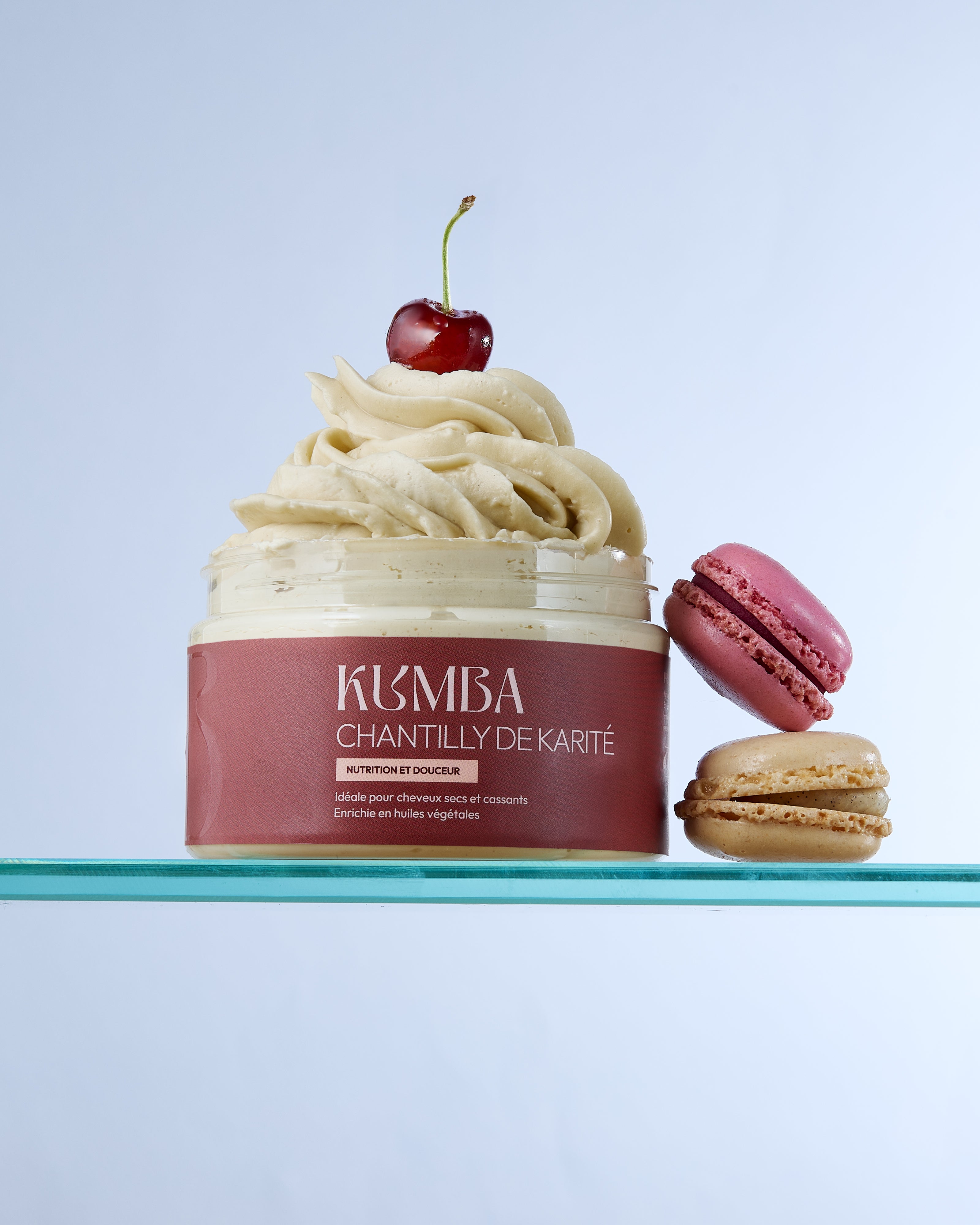 chantilly karité Kumba Cosmetics, pour cheveux secs et cassants : crépus, frisés, bouclés, ondulés