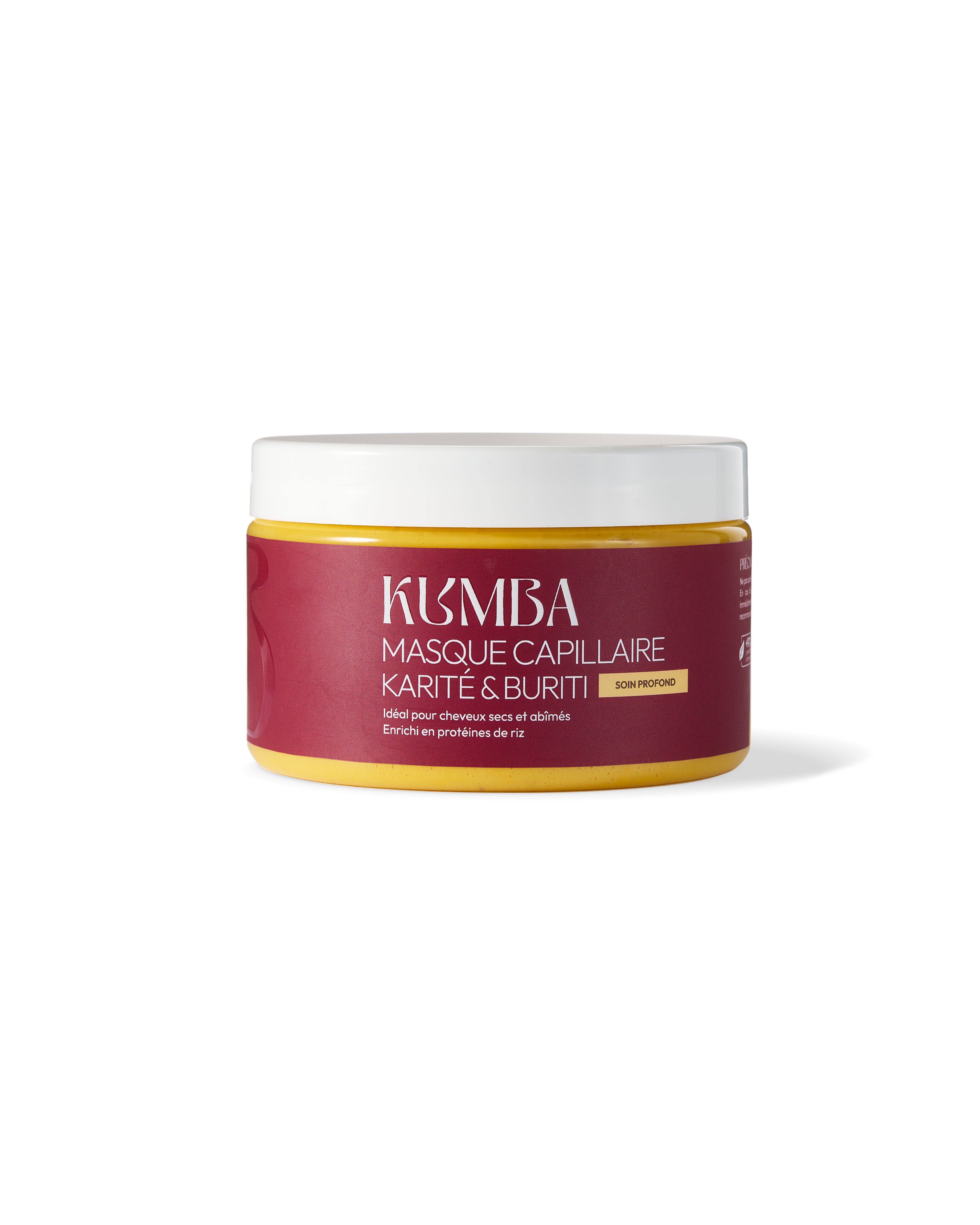 masque cheveux secs karité buriti Kumba Cosmetics, pour cheveux texturés : crépus, frisés, bouclés, ondulés