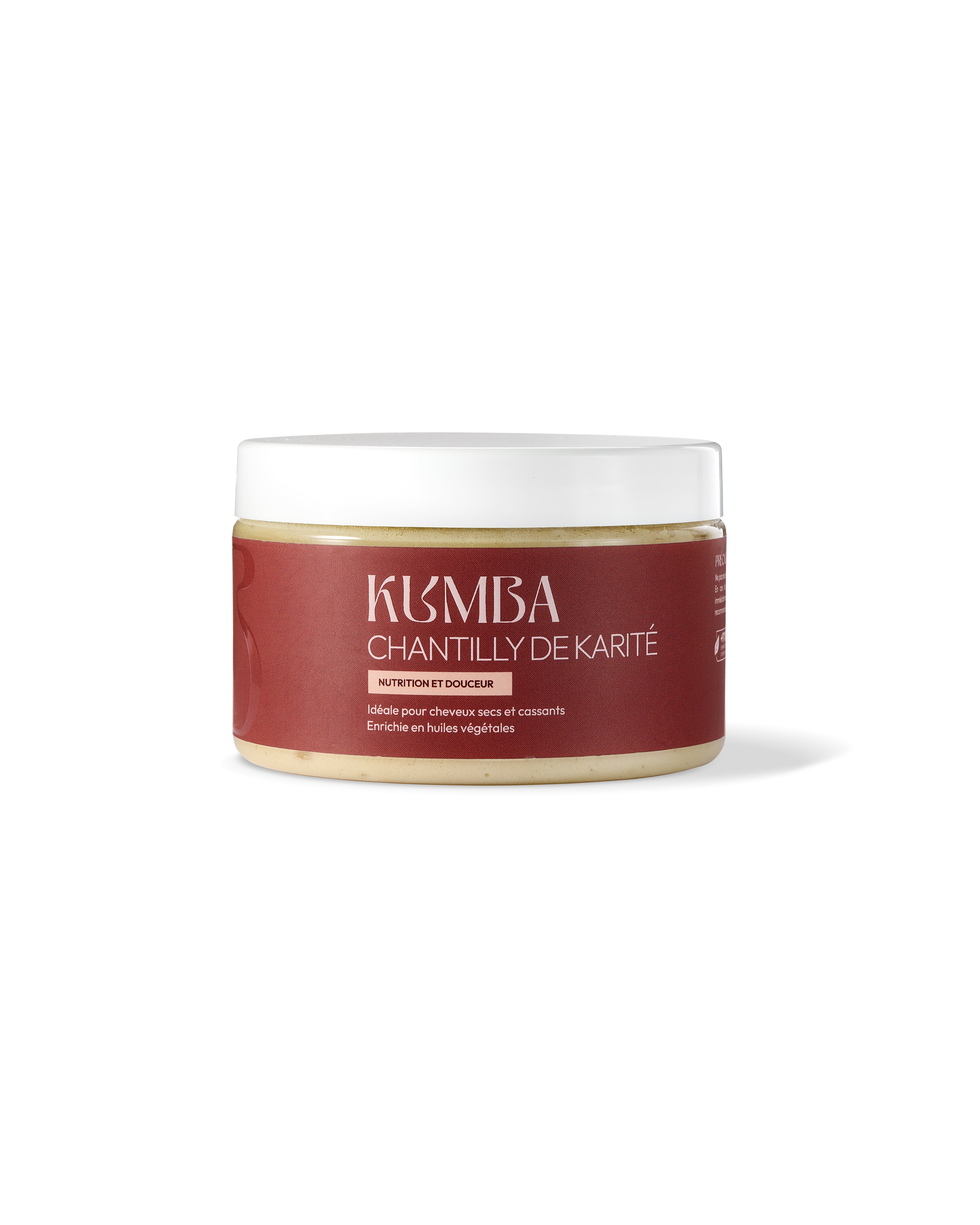 chantilly karité Kumba Cosmetics, pour cheveux secs et cassants : crépus, frisés, bouclés, ondulés