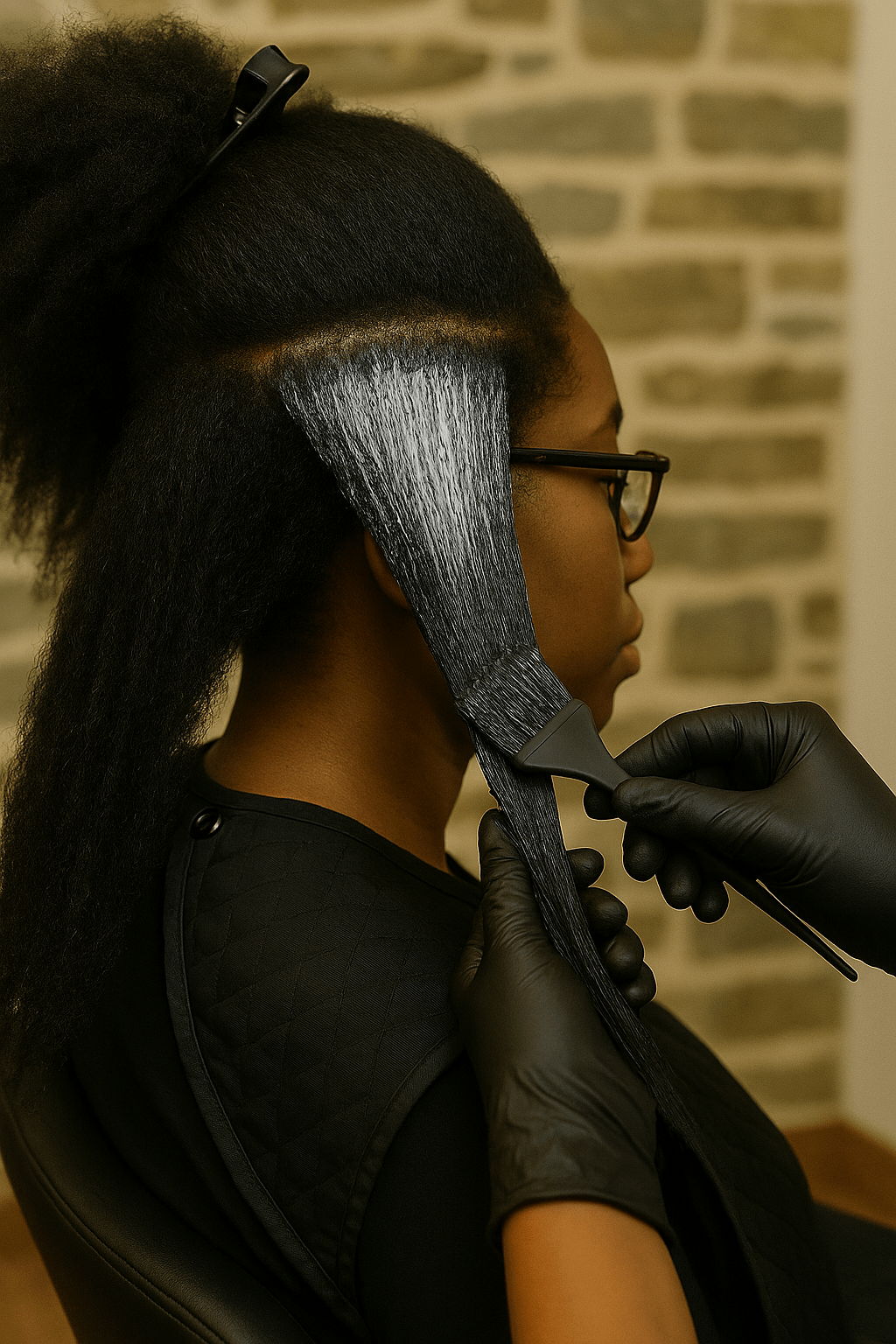 dangers défrisage cheveux texturés risque