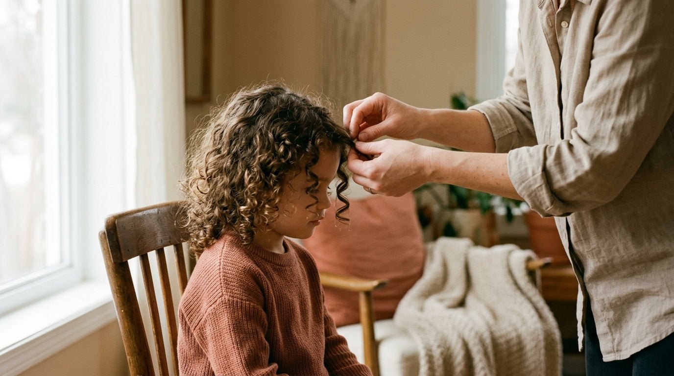 Routine cheveux bouclés enfant : les gestes simples à adopter