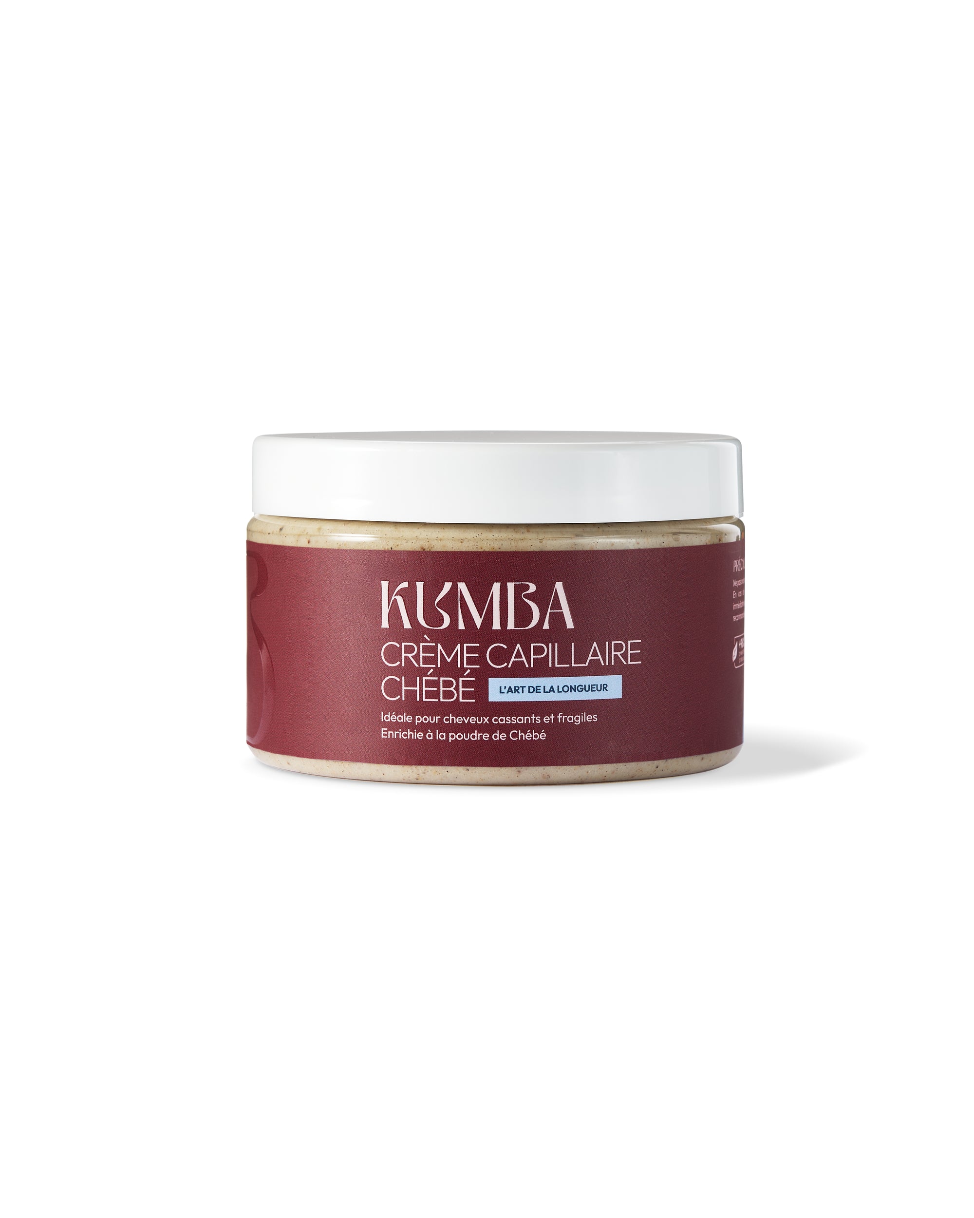 crème capillaire hydratante au chébé du Tchad Kumba Cosmetics, pour la longueur des cheveux texturés : crépus, frisés, bouclés, ondulés